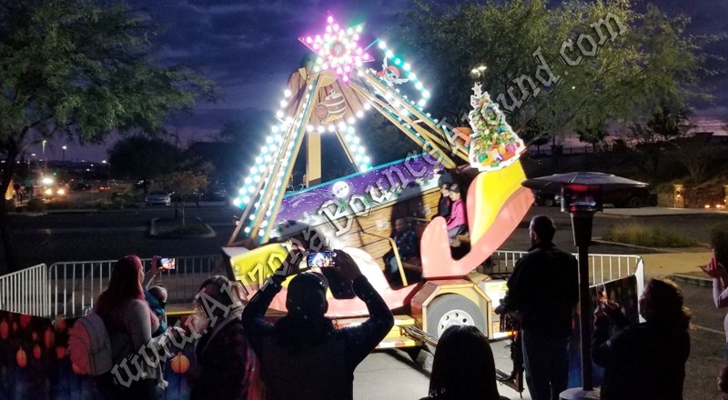 Rocking Santa Sleigh rental Phoenix